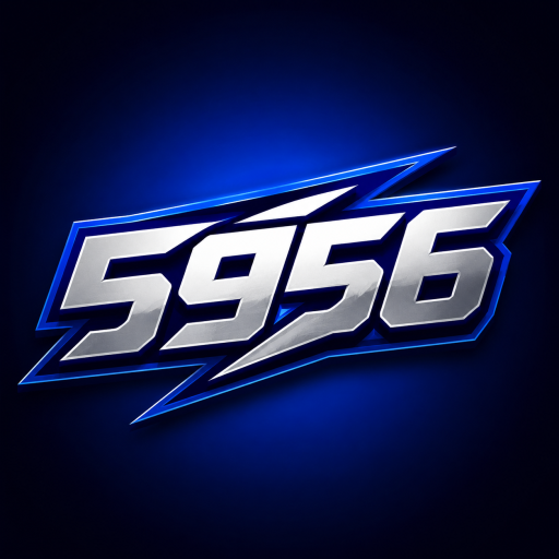 5956